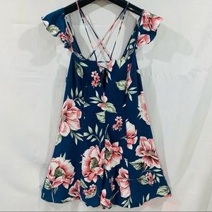 ASOS Floral Print Romper Sz. 4